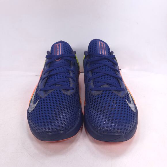 Nike Metcon 6 Lace UP Athletic Running Shoe Mens Size 8 CK9388-400 Blue Orange - Picture 2 of 10